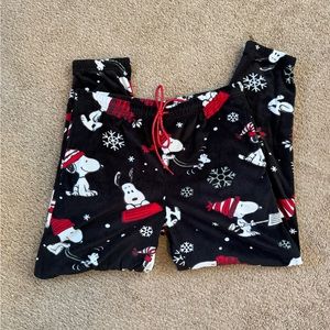 Christmas Peanuts Snoopy Pj Bottom